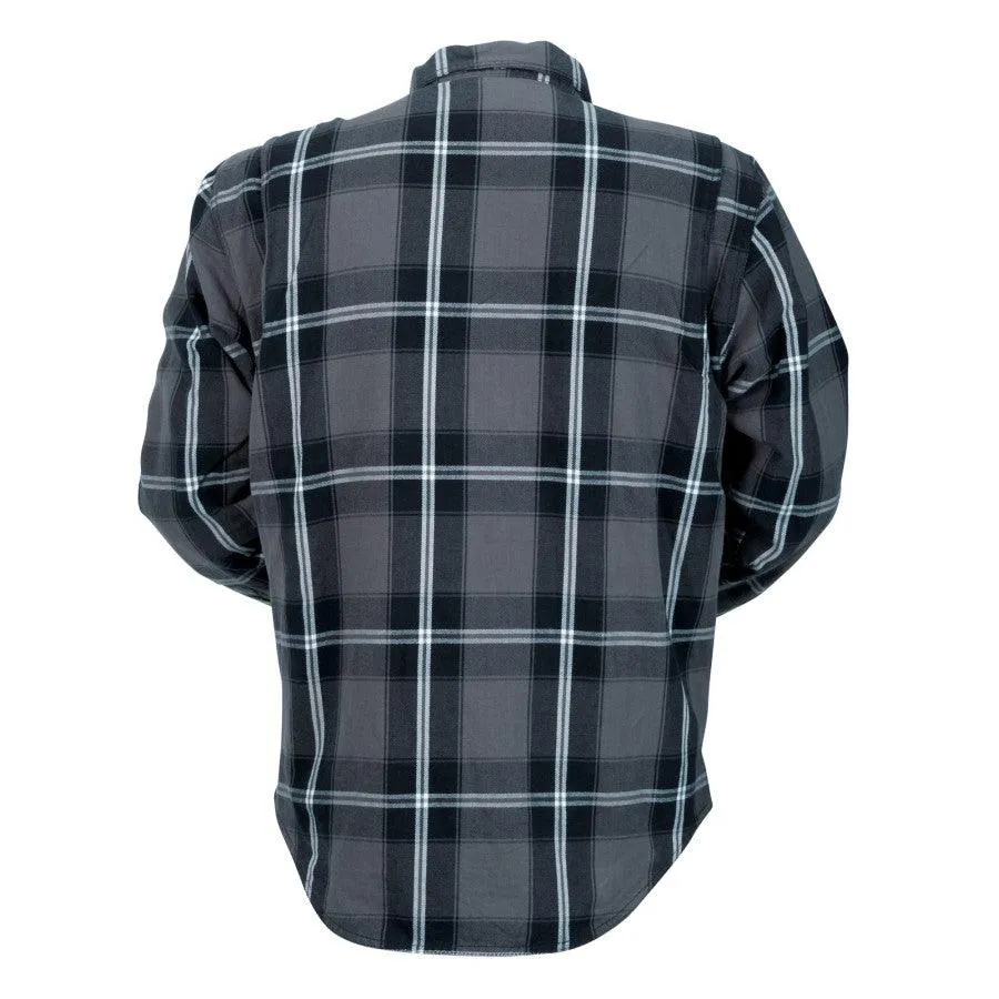 Z1R Ashwood Flannel Shirt - Gray